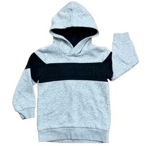 H&M “Braver” Colorblock Hooded Sweatshirt